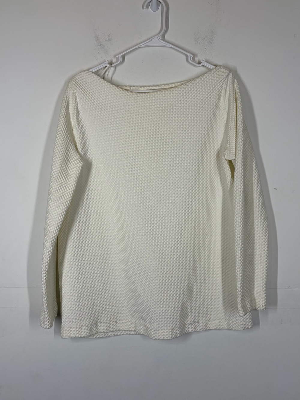 COS Textured Long Sleeve Top Size US Large
